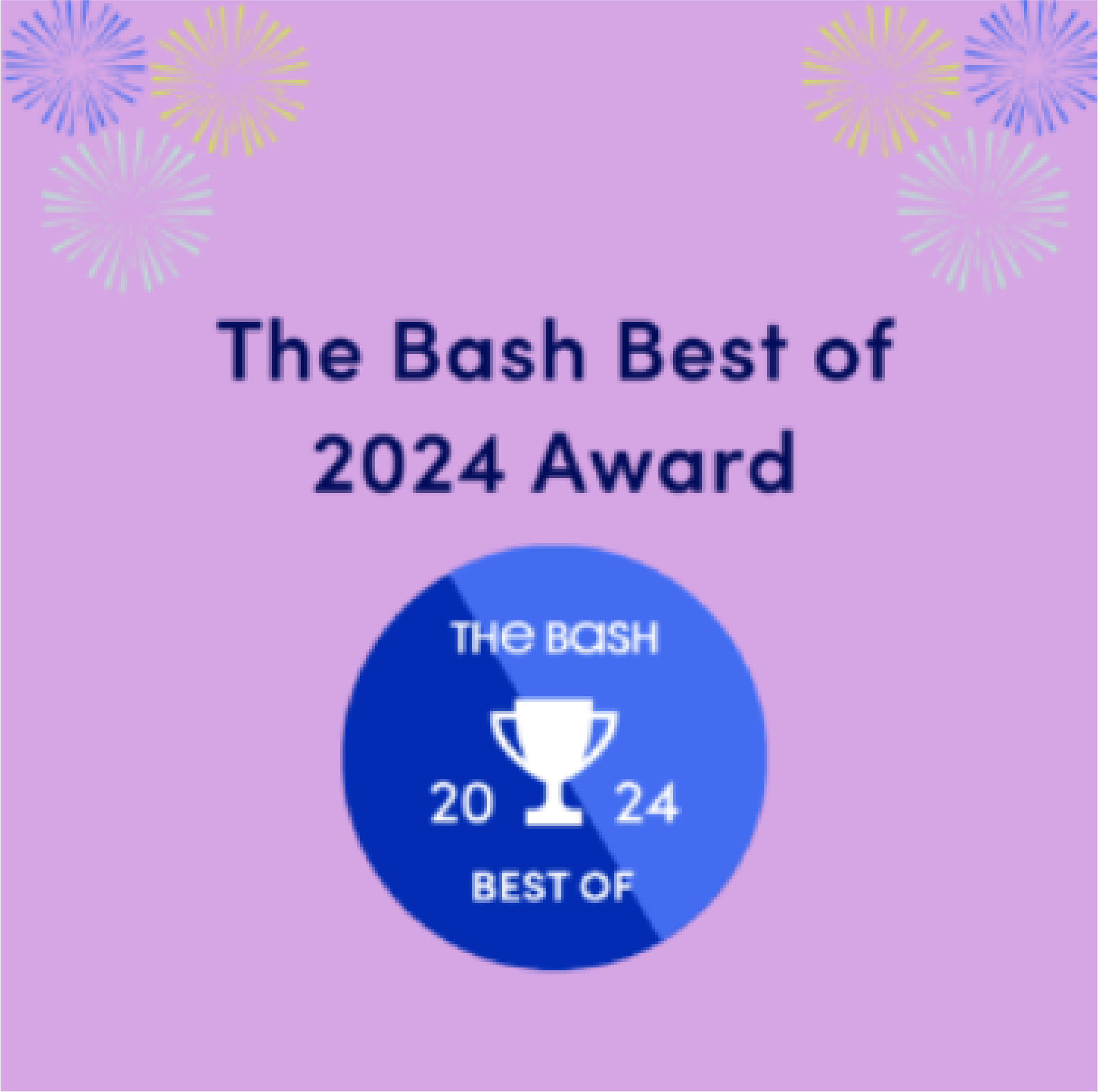 Bash Best of 2024 Award badge