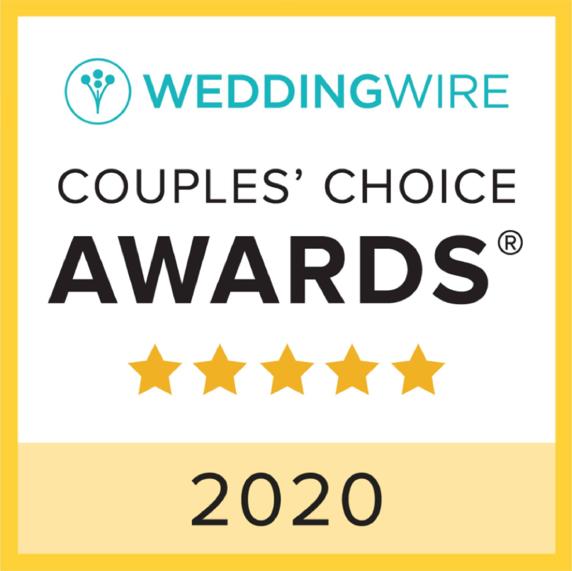 Wedding Wire 2020 badge